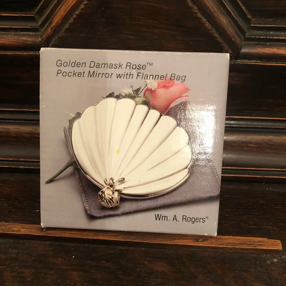 NEW! Oneida Silver & Gold Pocket Mirror 🪞